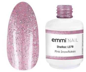 95382 Emmi Shellac UV/LED farba Pink Snowflakes -L378