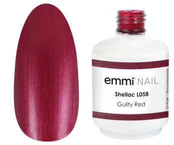 98101 Emmi Shellac UV/LED farba Guilty Red -L058-