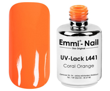 17180 Emmi Shellac UV/LED farba Coral Orange -L441-