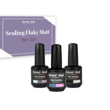 00012 Emmi Nail Sealing Flaky Matt Set 3 kusov