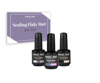 00012 Emmi Nail Sealing Flaky Matt Set 3 kusov