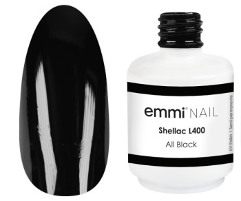 95405 Emmi Shellac UV/LED lak All Black -L400-