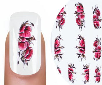 80216 Emmi Nail Water Tattoo Spring Rose