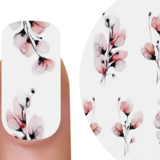 15804 Emmi Nail Water Tattoo Nude Flowers 2