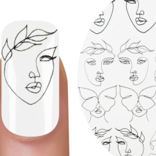 16332 Emmi Nail Water Tattoo Face Line 2