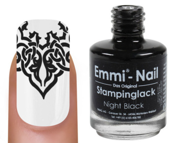 95276 Pečiatkovací lak "night black" 15ml